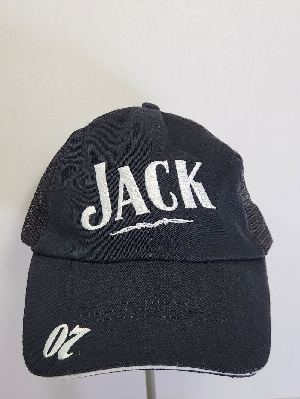 Jack Daniels Whiskey Old No. 7 Brand Hat Adjustable Adult Mesh Back Baseball Cap